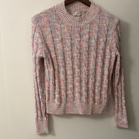 J. Crew Women's Light Blue and Pink Sweater Duo - Picture 3 of 3